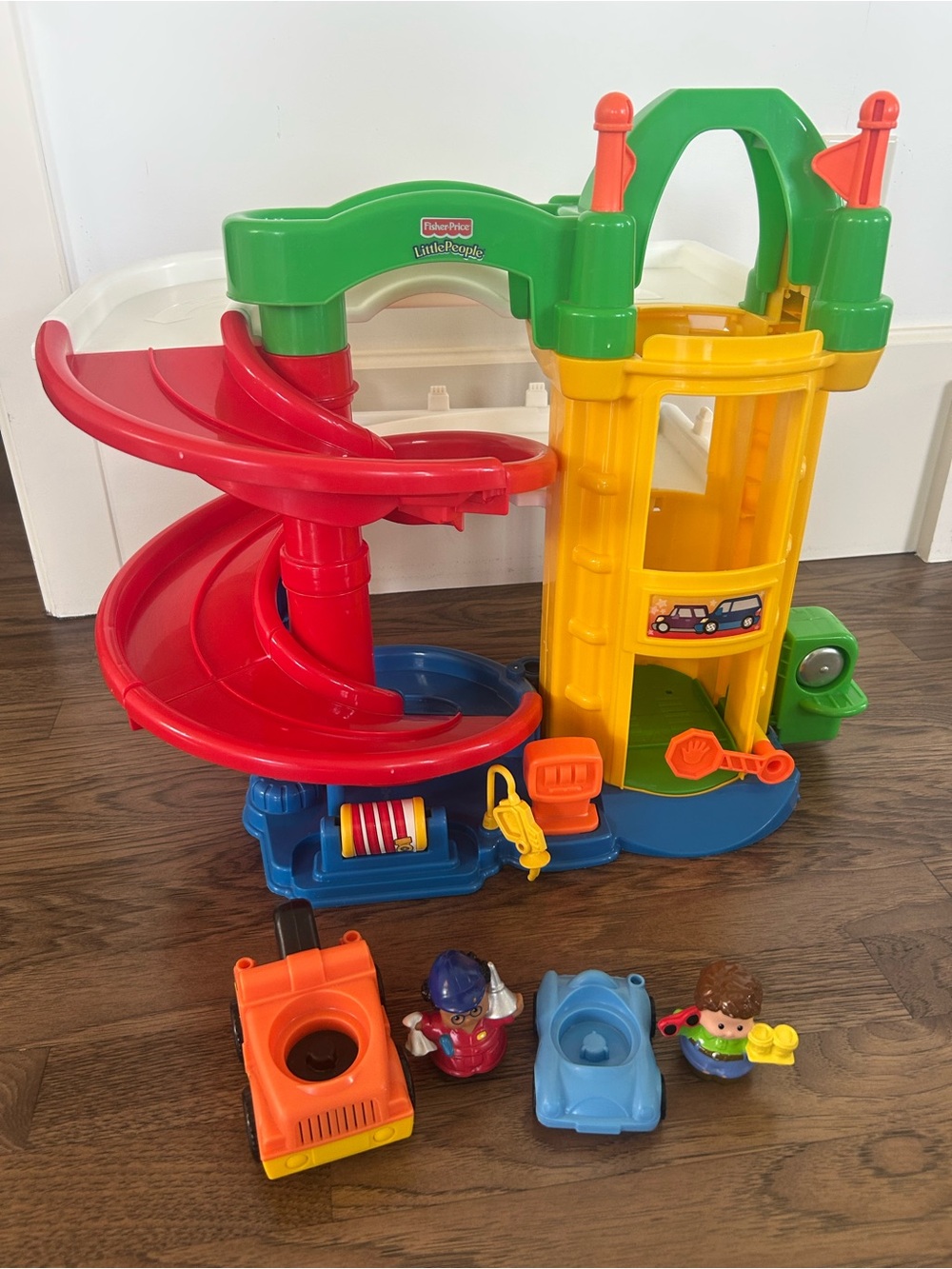 Fisher Price Little People Racin’ Ramps Garage 2006 - complete set